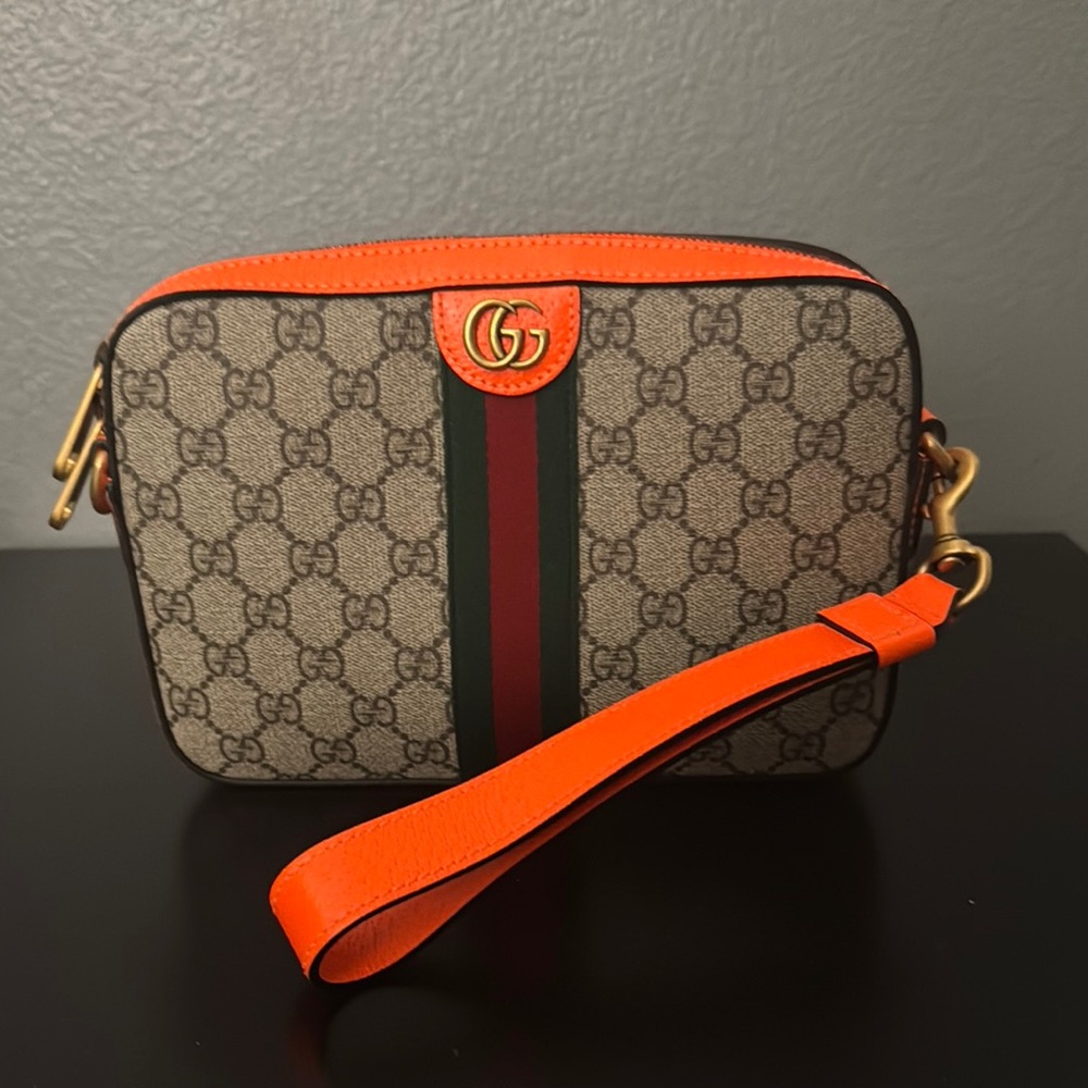 Gucci Ophidia Fluo Shoulder Bag/Wristlet